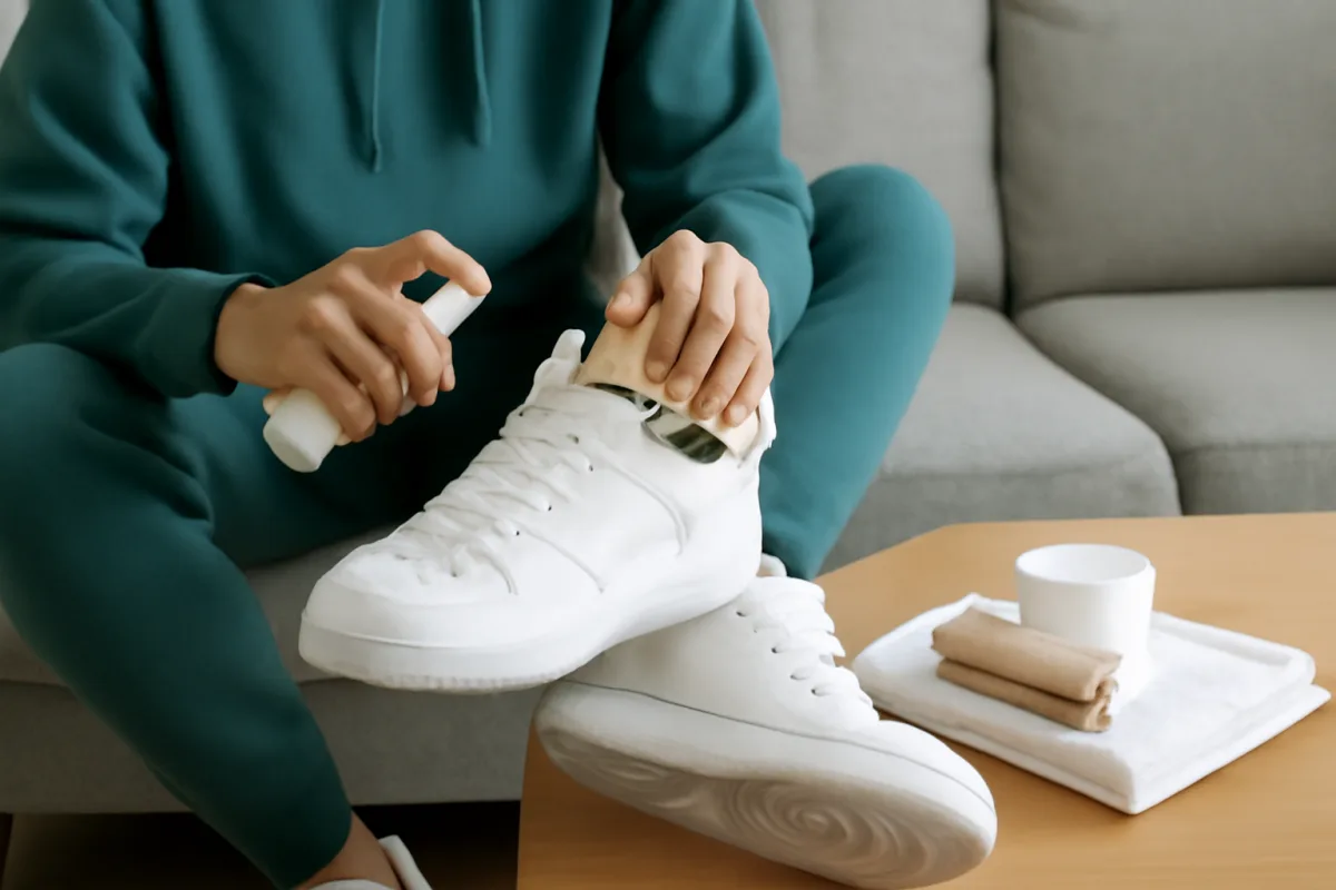 Sneakers bianche e abbigliamento sportivo: come mantenerle sempre perfette?