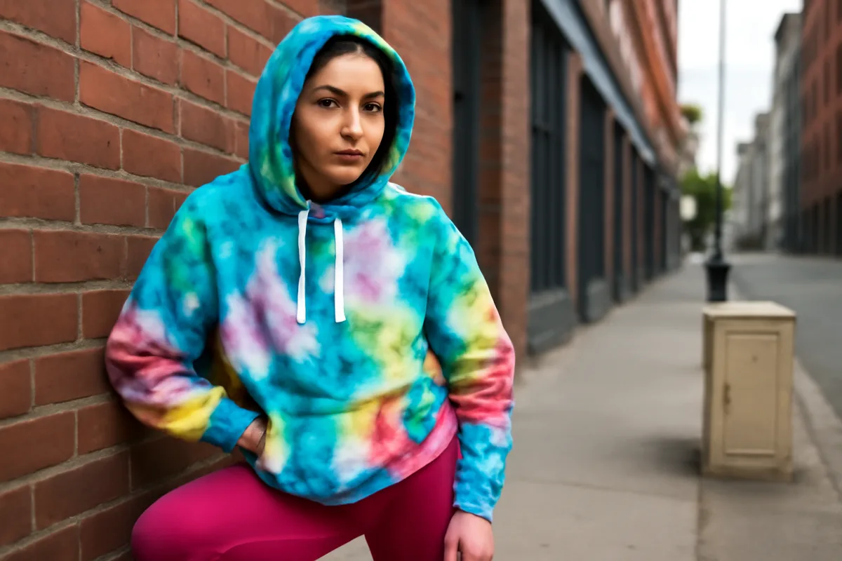 Felpe tie-dye sportive: come trasformare il look gym in uno street fashion
